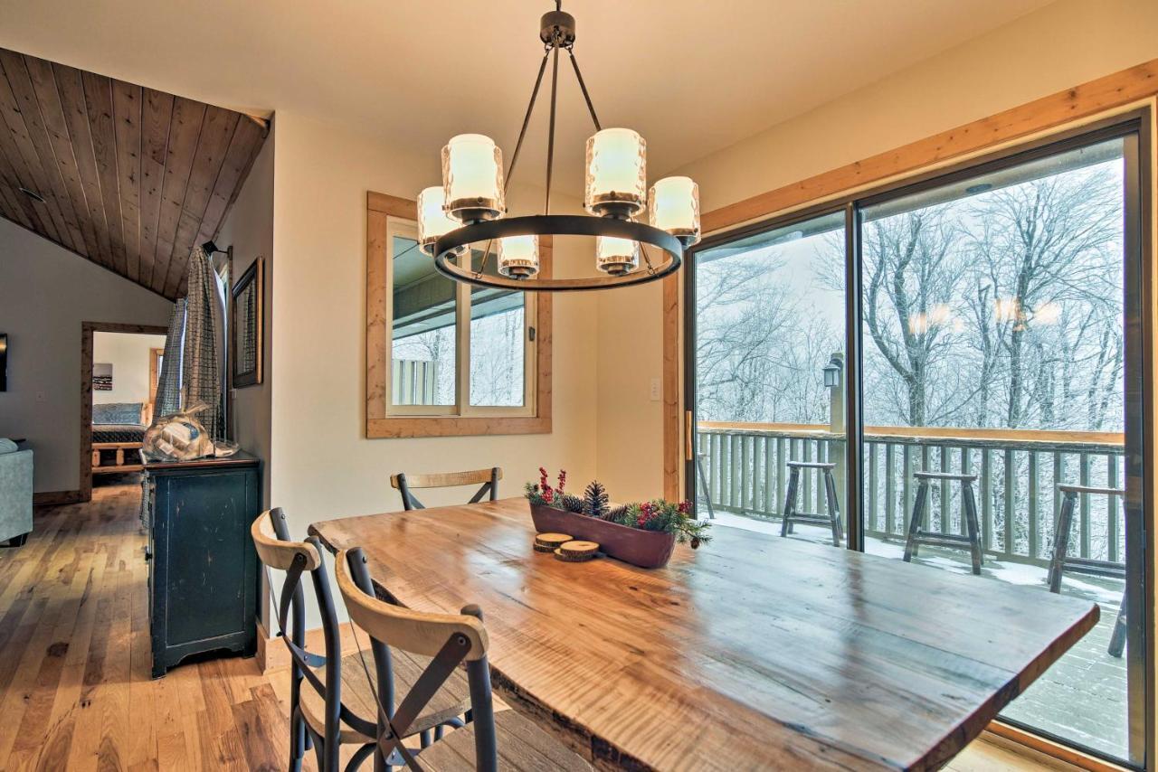 Cabin With Hot Tub And Mountain Views Less Than 5 Mi To Boone Blowing Rock Bagian luar foto
