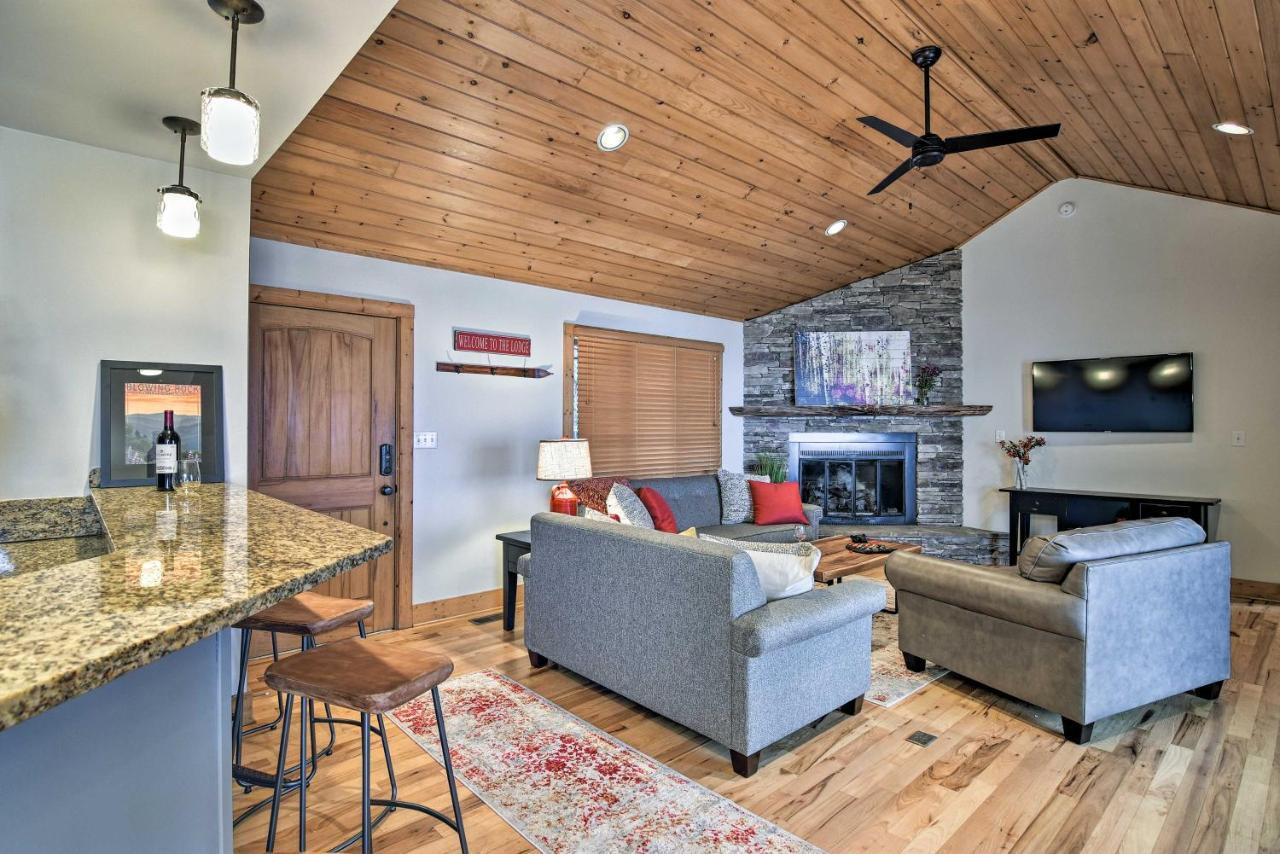 Cabin With Hot Tub And Mountain Views Less Than 5 Mi To Boone Blowing Rock Bagian luar foto