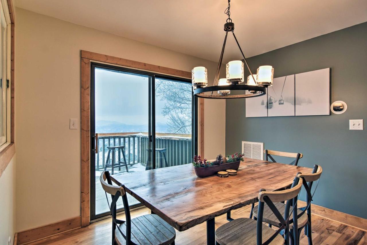 Cabin With Hot Tub And Mountain Views Less Than 5 Mi To Boone Blowing Rock Bagian luar foto
