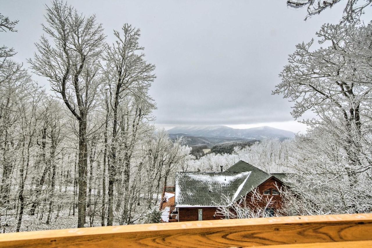 Cabin With Hot Tub And Mountain Views Less Than 5 Mi To Boone Blowing Rock Bagian luar foto