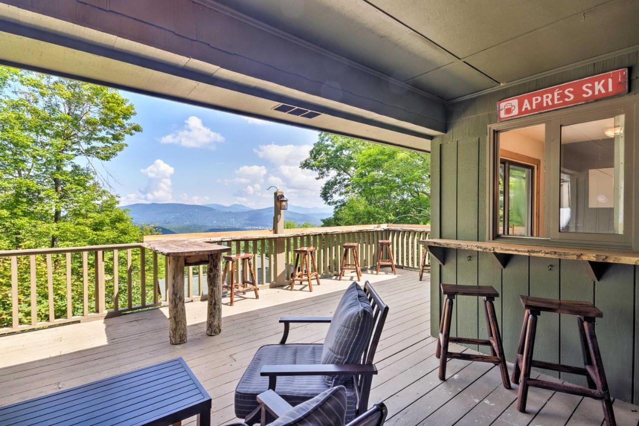 Cabin With Hot Tub And Mountain Views Less Than 5 Mi To Boone Blowing Rock Bagian luar foto