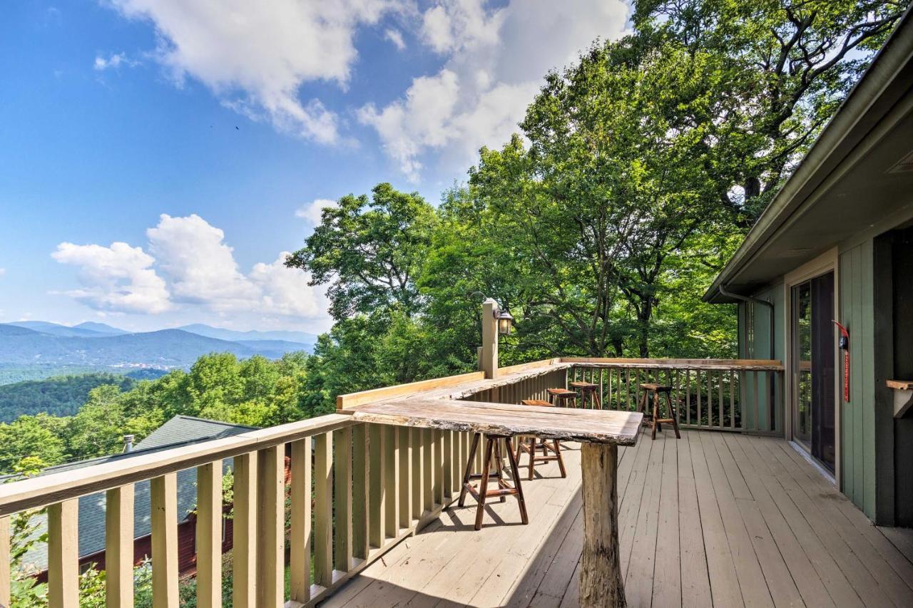 Cabin With Hot Tub And Mountain Views Less Than 5 Mi To Boone Blowing Rock Bagian luar foto
